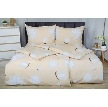 Povlečení Krepové povlečení PLUS prodloužené SUMA béžové