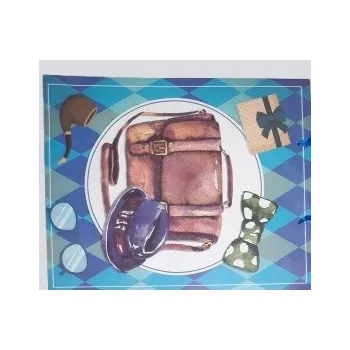 Dárková taška ELEGANTNÍ DÁRKOVÁ DÁRKOVÁ TAŠKA PRO MUŽE 10x32x26 cm MIX