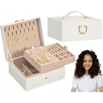 Šperkovnice ORGANIZÉR KUFŘÍK ŠPERKOVNICE