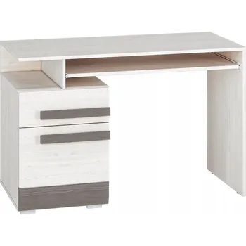 Psací stůl Obdélníkový psací stůl ML Meble 119 x 55 x 78 cm bílý