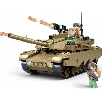 ostatní stavebnice STAVEBNICE AMERICKÝ TANK ABRAMS OEF-M1XS 322 DÍLŮ SLUBAN ARMÁDA - NOVINKA 2024