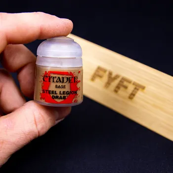 Citadel Base: Steel Legion Drab 12ml - barva na figurky miniatury