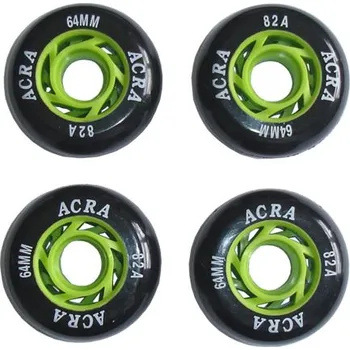 Kardio stroj Náhradní kolečka k inline bruslím 64 x 24 mm CS05