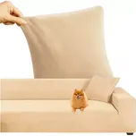 Napínací potah na sedačku 145–185 cm – Béžový samet