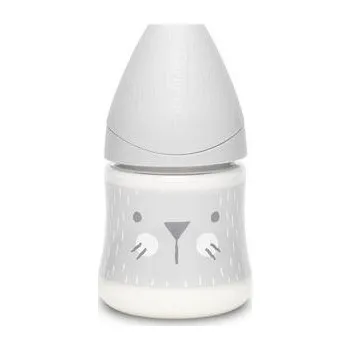 SUAVINEX Hygge Láhev 150ml S Vousky šedá