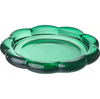 Svícen PODSTAVEC NA SVÍČKU tealight svícen SKLO ZELENÉ 11 cm IKEA BLADFAGEL