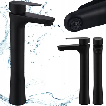 Vodovodní baterie Stojánková umyvadlová baterie Hydrosan AKRON černá