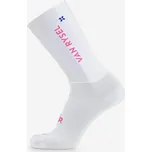 VAN RYSEL Cyklistické ponožky RCR-R 39/42 BÍLÁ|RŮŽOVÁ