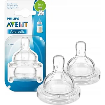 dudlíky Dudlík Philips Avent silikon 1 m+