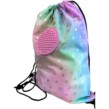 Sportovní vak Látkový vak 43 x 32 cm růžový