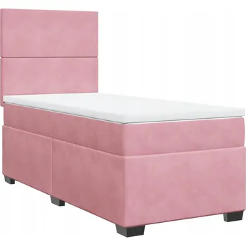Postel Čalouněná jednolůžková postel VidaXL 80x200 růžové odstíny
