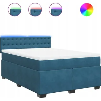 Postel Jednolůžková dřevěná postel VidaXL 140x190 cm bílá