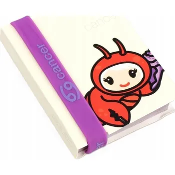 Zápisník Thinking Gifts Zodiak. Zápisník s gumičkou. Rak