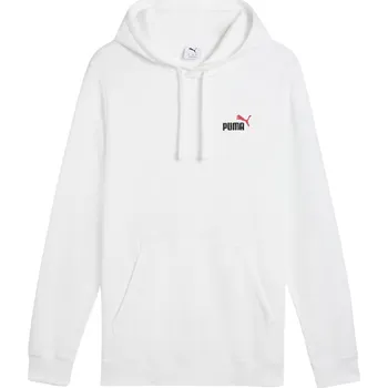 Pánská mikina Pánská mikina Puma Ess 2 Color Small No.1 Logo Hoodie TR bílá XL