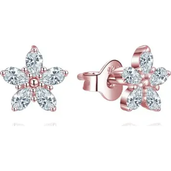 Náušnice Olivie Stříbrné náušnice KVÍTEK ROSE 8332 Ag 925; ≤1,1 g.