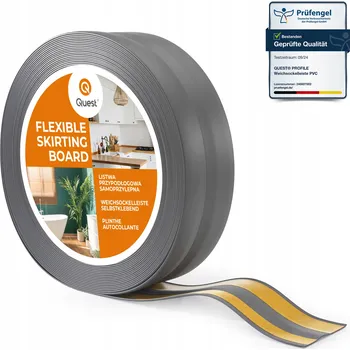 soklová lišta Podlahová lišta samolepicí PVC 32x23 Grafit 5 m