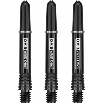 Příslušenství pro šipky SHAFTY TARGET PRO GRIP EVO SHORT ČERNÉ