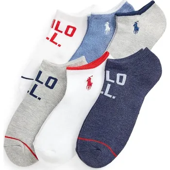 Pánské ponožky Ponožky Polo Ralph Lauren 6-pack 455P10259 bílá 00X, vel. ONE SIZE