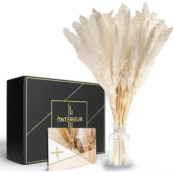 umělá květina L'interieur Ozdobná pampová tráva 50 cm hnědá