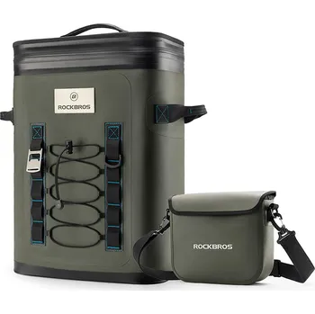 Pánská vesta ROCKBROS Termotaška Rockbros s izolací 20l 20 LITRŮ ZELENÁ