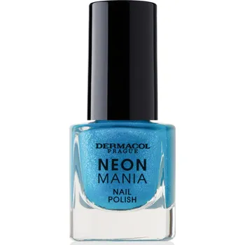 Přípravek na nehty NEON MANIA lak na nehty č.6 Azure aqua Dermacol - Oficiální e-shop Dermacol