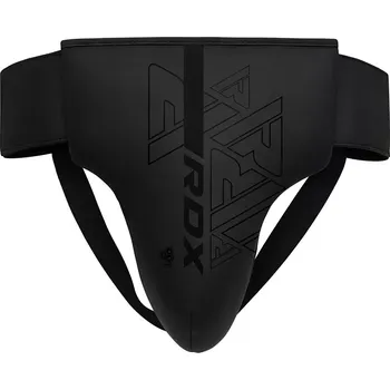 Bandáž na box a MMA RDX Suspenzor REX F6 KARA, matná černá M