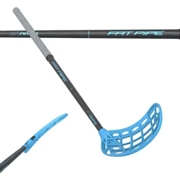 Florbalová hůl FAT PIPE NITRO 27 JAB FH2 florbalka Modrá - levá - 104 cm (vč. čepele 114 cm) + DÁREK + Doprava ZDARMA