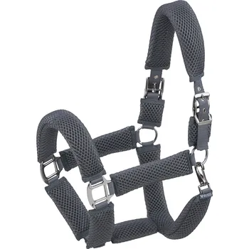 Jezdectví BUSSE Ohlávka 3D Air Effect BUSSE, plně polstrovaná, grey PONY