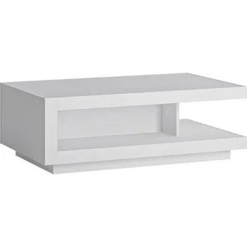 Konferenční stolek Stolek Meble Wójcik obdélníkový 106 x 68 x 37 cm bílý