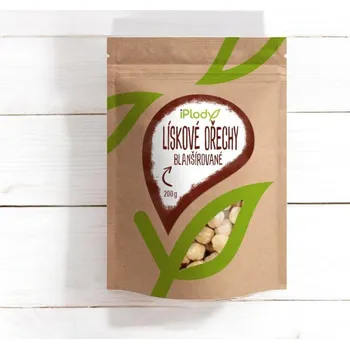 iPlody Lískové ořechy blanšírované, pražené (200 g)