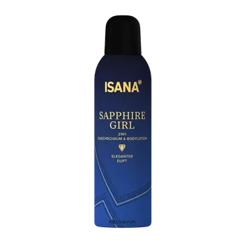 Sprchový gel ISANA Sapphire Girl sprchová pěna 2v1 200 ml