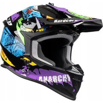 Helma na motorku Motocyklová přilba ROXAR MX1 CRAZY enduro offroad M