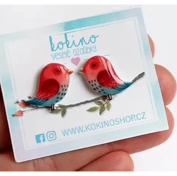 Náušnice Kulasec májový naušnice pecky - kokino