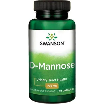 Swanson D-Mannose Doplněk stravy s obsahem D-manózy 60 ks, kapsle, 700 mg, EXP. 04/2026