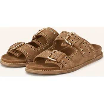 Dámské sandále Kennel & Schmenger Dámské Pantofle Mimi, hnědá / zlatá, 40,5