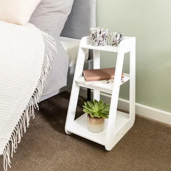 Konferenční stolek VK odkládací stolek plast bílý