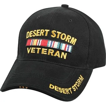 Čepice ROTHCO Čepice baseball DELUXE DESERT STORM VETERAN ČERNÁ