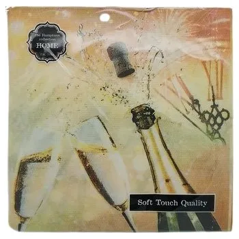 Papírový ubrousek Ubrousky 2vrstvé 38x38 cm 20 kusů Šampaň