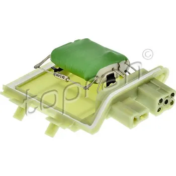 Ventilátor topení a klimatizace Odpor, vnitřní tlakový ventilátor TOPRAN 103 578