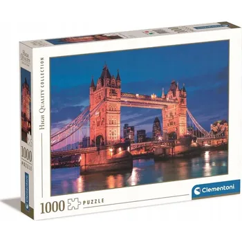 Puzzle Puzzle 1000 HQ Tower Bridge v noci Clementoni