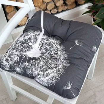 Podsedák Sedák na židli Pampelišky šedé Rozměr: 40x40