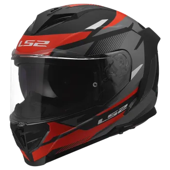 Helma na motorku LS2 FF818 STORM III KOMAI BLACK RED