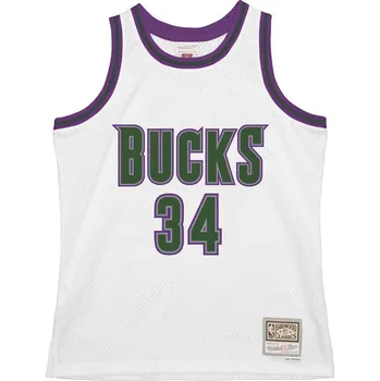 Pánské tričko Tričko Mitchell & Ness NBA MILWAUKEE BUCKS WHITE - XL