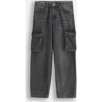 Chlapecké šedé džíny Cargo 158 Coccodrillo WC5