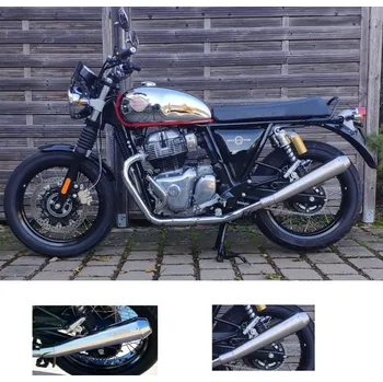 Koncovka výfuku Mistral Mistral RE Cont. GT650 / Interc. 650 (E5) konické koncovky inox satin Satin