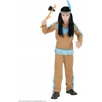 Karnevalový kostým KOSTÝM INDIÁN INDIÁNKA BÉŽOVÝ INDIÁNI 128