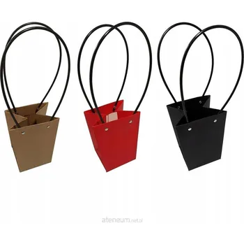 Dárková taška Dárková Taška na pokojové květiny 13x15,5x9,5 cm MIX