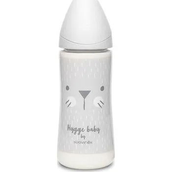 SUAVINEX Hygge Láhev 360 ml L Vousky šedá