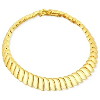 Náramek Dámský zlacený stříbrný náramek STNA0937F + dárek zdarma