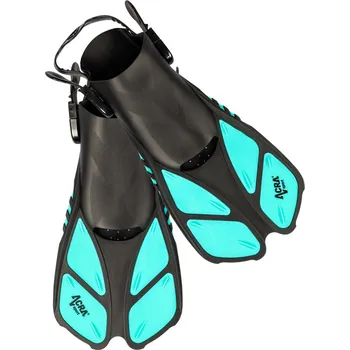 Potápěčská maska Potápěčské ploutve pro dospělé, tyrkysové 36-41